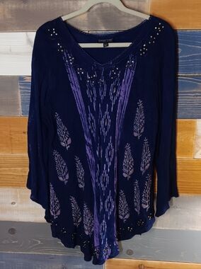 Greater Good Blouse L/XL Plum